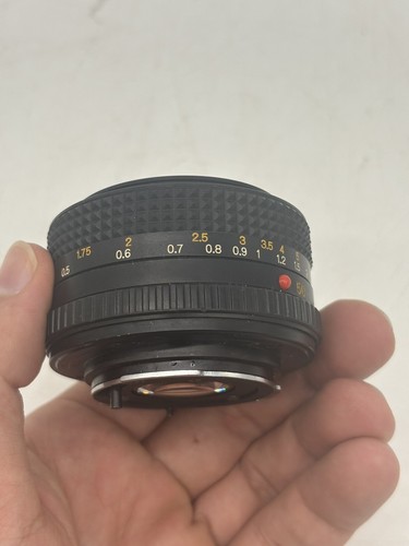 MINOLTA MD 50MM F 1:2 LENS MADE IN JAPAN CAMERA LENS 49mm - Picture 6 of 7