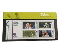 ROYAL MAIL MINT STAMPS PRESENTATION PACK ANDY MURRAY WIMBLEDON CHAMPION 2013