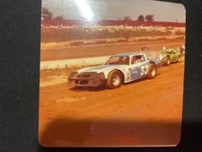VINTAGE ORIGINAL DIRT LATE MODEL PHOTO; 1981 DE GENZMAN; ELDORA SPEEDWAY