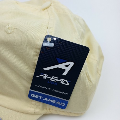 Kenwood Country Club K-1930 Golf Hat Strapback Cap Adjustable Yellow AHEAD USA - Picture 6 of 9