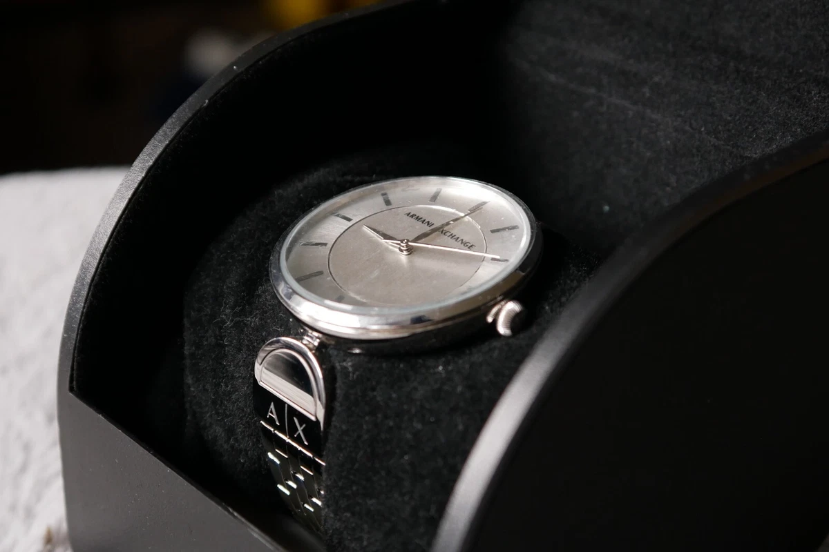 ARMANI EXCHANGE Brooke Ladies Silver GENUINE Watch with Extra Links RRP 140