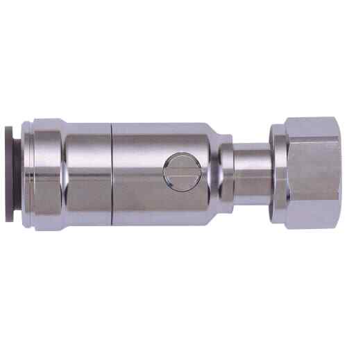 John Guest Speedfit 15mm Service Valve with Tap Connector 15PTSV - 15mm x 1/2""