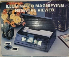 VTG JOBAR'S Illuminated Magnifying Negative & Slide Viewer JC 2089