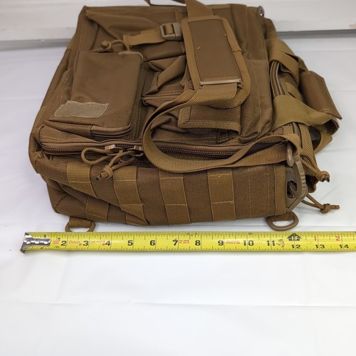 GES Tactical Laptop Messenger Bag 15.6 Inch Olive Green NWT - Picture 14 of 16
