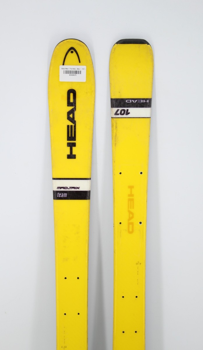HEAD スキー　107 Head Mad-Trix Kids Flat Skis - 107 cm Used | eBay