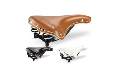 Sattel Fahrrad montegrappa Hergestellt IN Italien 1990 Oxford Club Leder Saddle