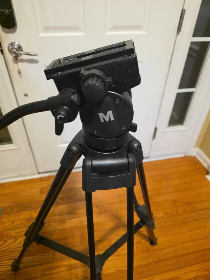 Magnus VT-3000 Tripod Fluid Pan Head Camera Photography & Camcorder Slight Bend - Image 3 of 4