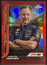 2025 Topps Chrome Formula 1 F1 Oracle Red Bull Racing Christian Horner Red #5/5