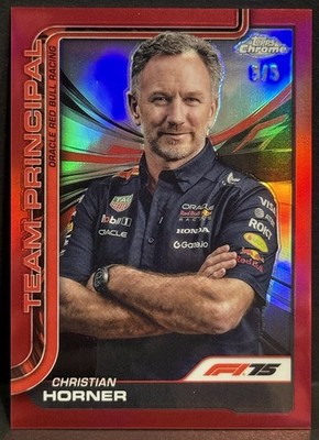 2025 Topps Chrome Formula 1 F1 Oracle Red Bull Racing Christian