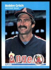 Bobby Grich 1987 Fleer #81 California Angels MLB READ FREE SHIPPING AutographDen
