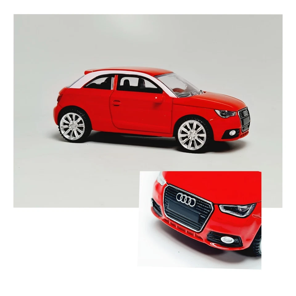 Sportliches FlieƁlek 1:43 AUDI A1 Scale Metal Look Smart Collectibles - Image 4 of 4