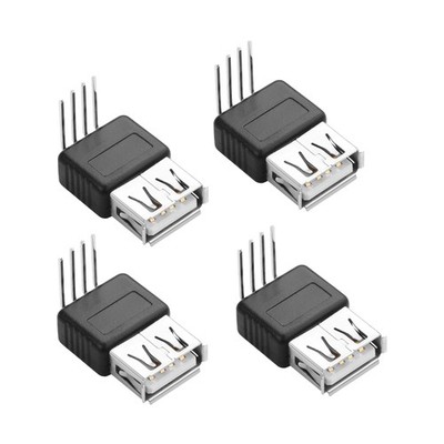 USB A Buchse auf 4-Pin Mainboard Header Adapter - 5V USB 2.0 Front Panel Ersatz