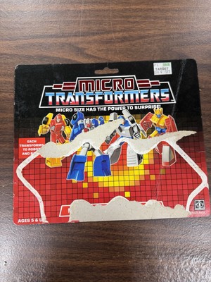 Transformers 1988 Micromaster Autobot Race Car Patrol Cardback FC6