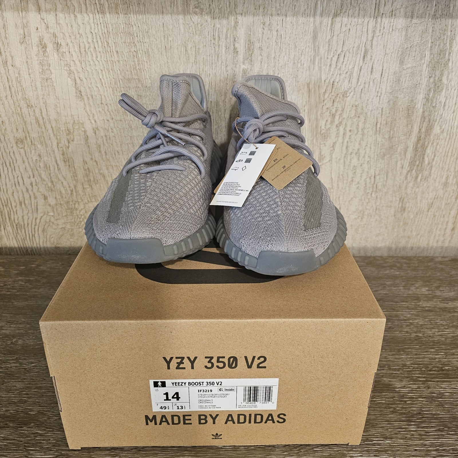 Size 14 - Adidas Yeezy Boost 350 V2 Steel Grey thumbnail 6