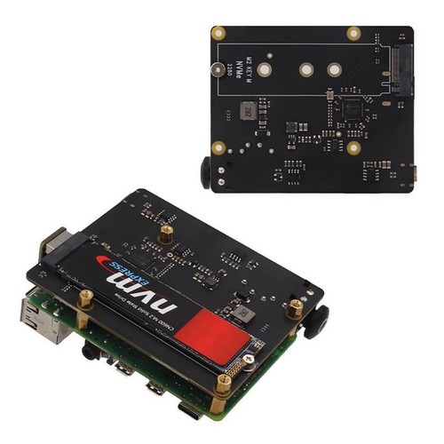 3X (Carte d'extension X873 pour 4 USB vers M.2 NVMe SSD NAS SSD Shield Storage1997 - Photo 2/7