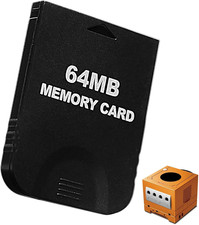 64MB 1019 Blocks High Speed Gamecube Memory Card, Game Memory Card Compatible f