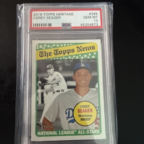 Dodgers Los Angeles Corey Seager PSA 10