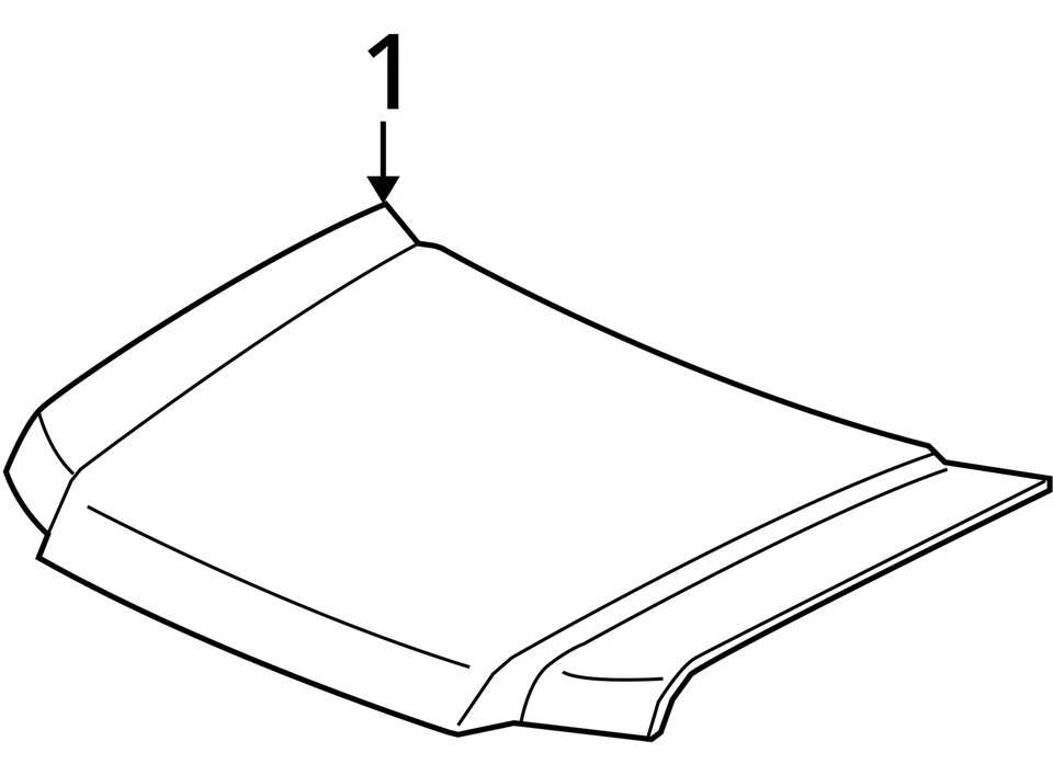 Honda Ridgeline 2006-2014 capó OEM HYZUV Foto 3 de 3