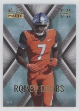 2022 Wild Card MATTE X-Plode White - Blue X Romeo Doubs #MXP-43 Rookie RC 2b2. rookie card picture