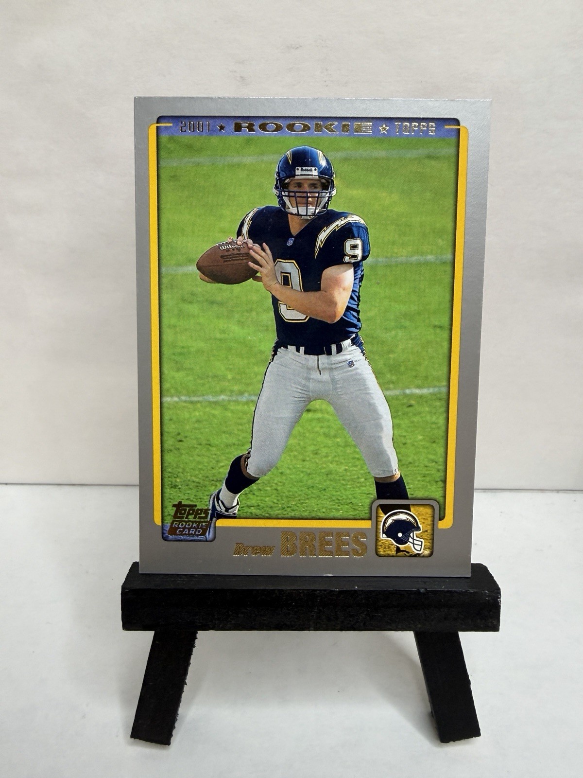 2001 Topps Drew Brees #328 Rookie Base Set San Diego Chargers NFL