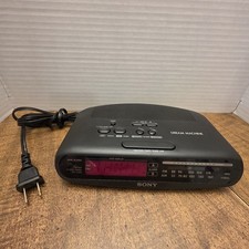 Sony Dream Machine Digital Clock Radio ICF-C370 AM/FM Dual Alarm TESTED MUSIC