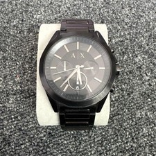 Armani Exchange AX2601 Men's Black Stainless Steel Chronograph 10ATM Watch