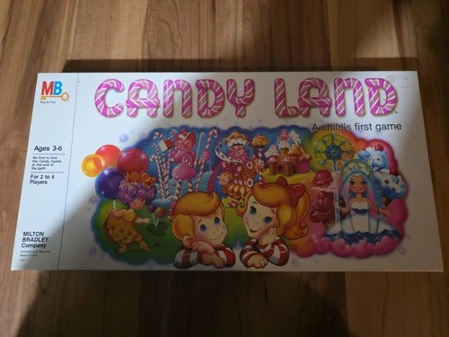 Vintage 1984 Milton Bradley Candy Land Board Game Complete Mint Condition !