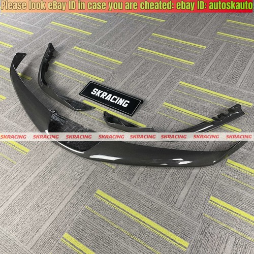 For Ferrari SF90 Dry Carbon Fiber Front Rear Lip Side Skirts Spoiler Wing Kits - Picture 86 of 104