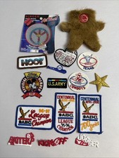 Vtg Lot of 16 Patches Miscellaneous Embroidery Bowling Disney Sports Etc