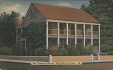 'Bahama House' Key West,Florida,FL Tichnor Monroe County Vintage Postcard PC