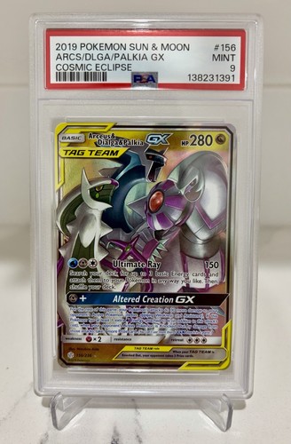 Arceus & Dialga & Palkia-GX graded PSA 9 for sale on eBay