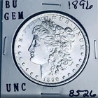 1896 BU GEM MORGAN SILVER DOLLAR UNC MS+++ U.S. MINT RARE COIN 8526