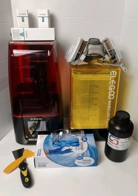 Elegoo Mars 4 9K Resin Printer Starter Kit - Elegoo Mercury - Safety Equipment