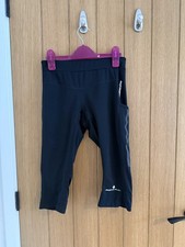 Ronhill Women's Running/Jogging Leggings UK 8 Black Cropped