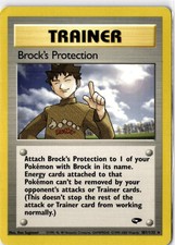 Brock's Protection Rare Gym Challenge 101/132 LP on eBay