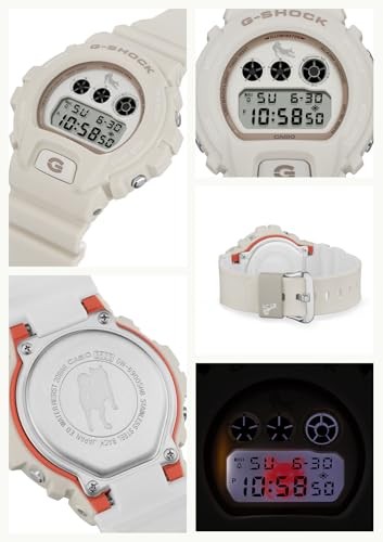 CASIO G-SHOCK DW-6900SHB-7JR White Shiba Inu Model Men's Watch New