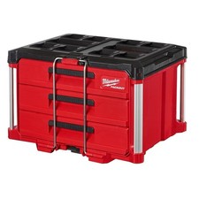 Milwaukee Tool 48-22-8443 PACKOUT 3 Drawer Durable Tool Box w/ 50lbs Capacity