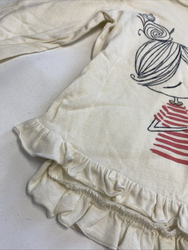 Baby Gap Kids Girl's Size XS 4 School Graphics LS Top - Picture 3 of 13