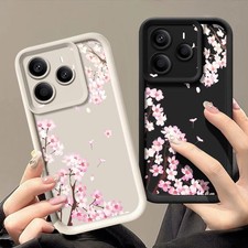 Funda Flor Ciruela Para Xiaomi Redmi Note 14 13 12 11 Pro 14T 13T Funda Silicona