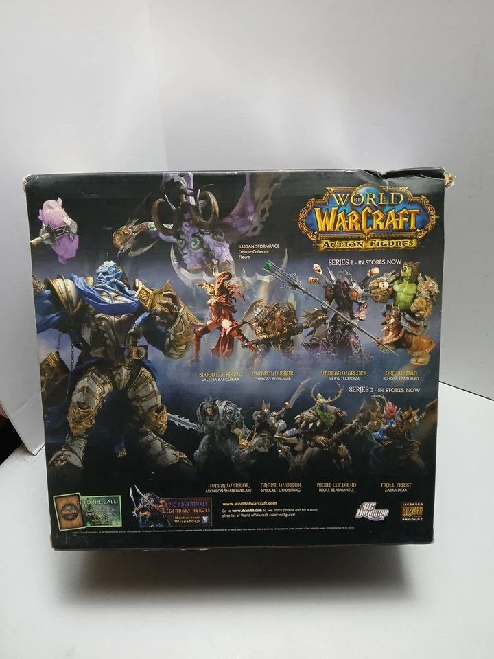 Figura Coleccionista DC Unlimited World of Warcraft Vindicator Maraad Deluxe SELLADA Foto 4 de 4
