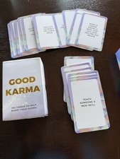 Make The New Year&rsquo;s Great Good Karma Cards 100 Things To Help Boost Your Karma.