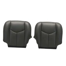  Driver & Passenger Side Bottom #692 or 69i Replacement Leather Seat Dark Gray