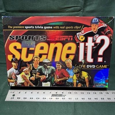 SCENE IT? SPORTS Powered By ESPN DVD Game 2005 Ships Free Trivia Football Golf