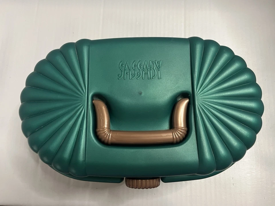 Estuche de Maquillaje SASSABY De Colección Plástico Duro De Lujo Forrado de Tela y Acolchado Caja de Viaje Foto 2 de 4