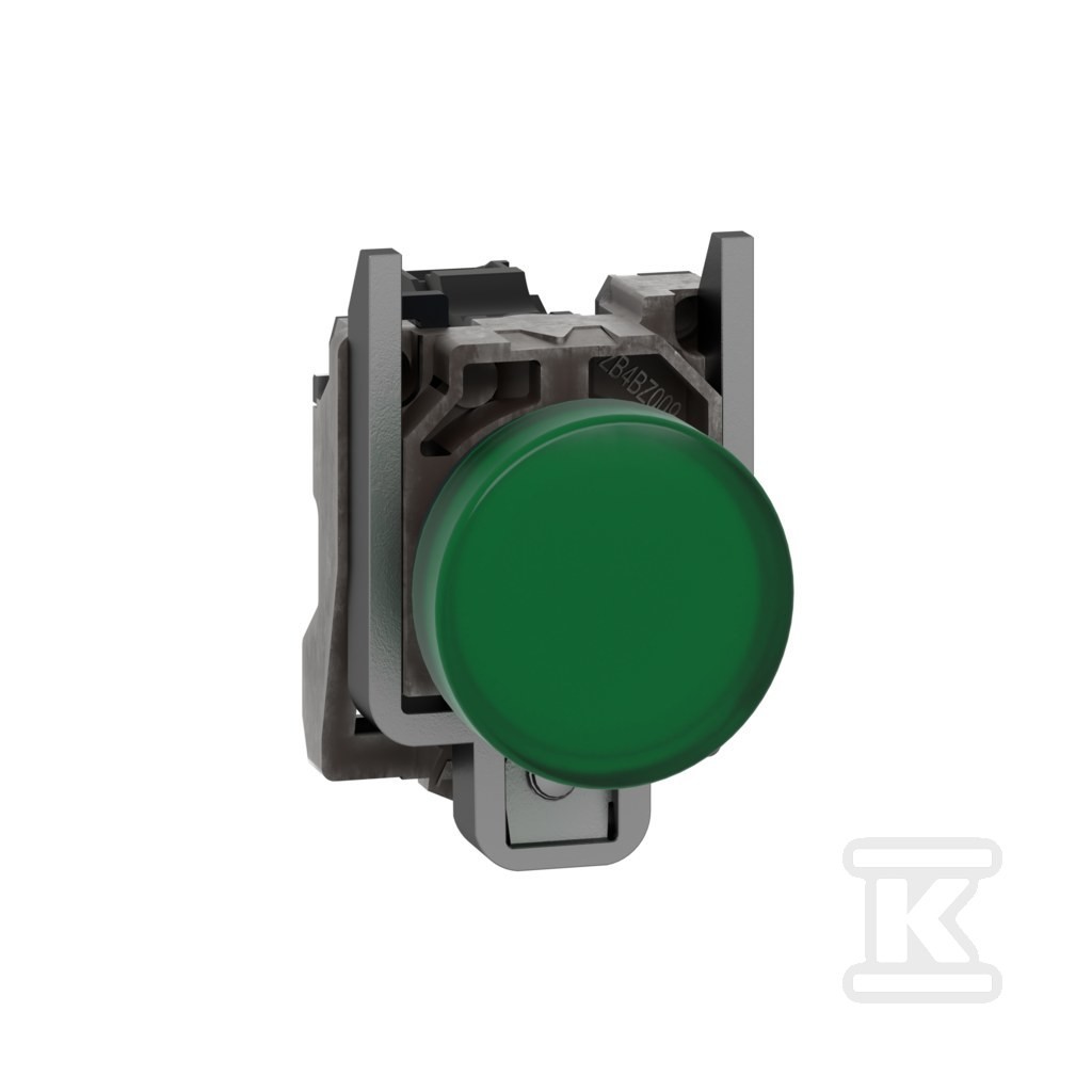 Lampe de signalisation 22 mm verte 230-240 V Harmony XB4 XB4BVM3 - Image 2