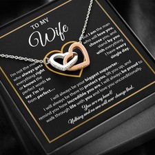 To My Wife Necklace, Gift For Wife, Anniversary Gift For Wife, Necklace For Wife