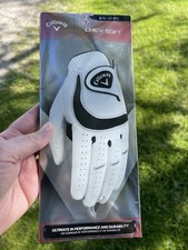 Callaway Chev Soft Men's Left Golf Glove Medium Regular White NEW