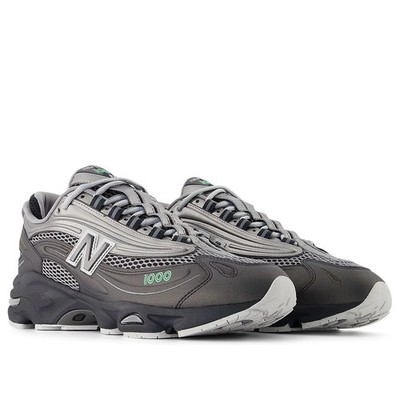 New Balance 1000 Mens Size 11 Dark Silver Metallic Lime Leaf