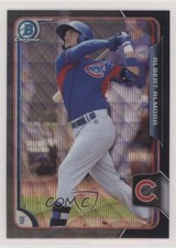 2015 Bowman Asia Exclusive Black Wave Refractor Albert Almora #BCP142 y8h