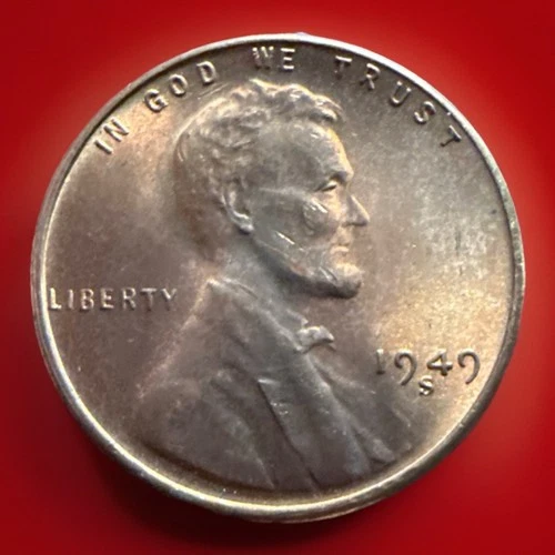 1949-S Red BU Lincoln Wheat Cent “Best Value On eBay” FAST SHIPPING